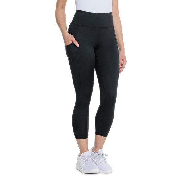 NEW Eddie Bauer Alcove Capris black 168sn - Picture 1 of 4